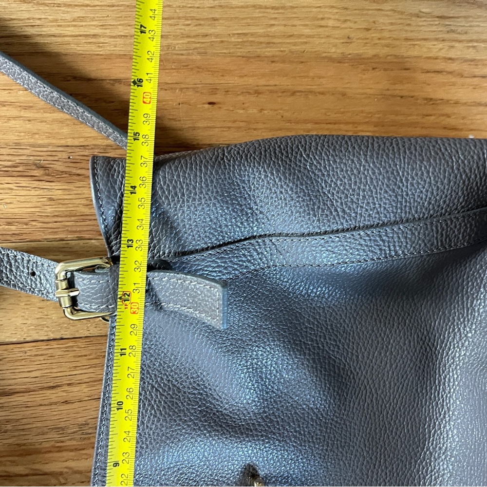 Gray Tote Shoulder Bag - Large Purse - Picture 2 of 7